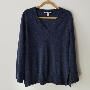 Autumn Cashmere V-neck Bell Sleeve Sweater XS